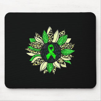 We Draag Green Sunflower Nierziekte Bewustzijn W Muismat