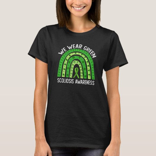 We Draag groen voor sclerose T-shirt (Voorkant)