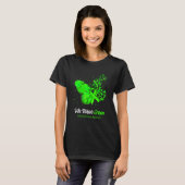 We Draag het bewustzijn van groene spinale kabelbe T-shirt (Voorkant volledig)
