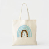We Draag lichte blauwe regenboog bijnierinsufficië Tote Bag (Voorkant)