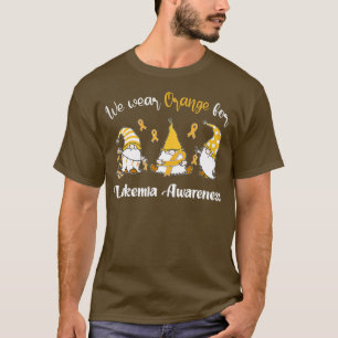 We Draag met Sinaasappel voor het bewustzijn van l T-shirt