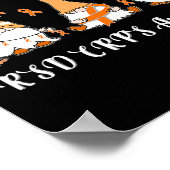 We Draag met Sinaasappel voor RSD CRPS Awareness Poster (Hoek)