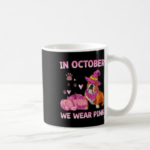We Draag Pink English Bulldog Borstkanker Awarene Koffiemok