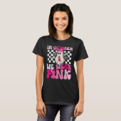 We Draag Pink Funny Ghost Halloween borstkanker T-shirt (Voorkant volledig)