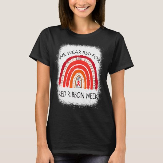 We Draag rood voor de rode lintweek T-shirt (Voorkant)
