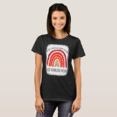 We Draag rood voor de rode lintweek T-shirt (Voorkant volledig)