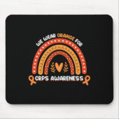 We Draag Sinaasappel voor CRPS Awareness Maand Sin Muismat (Voorkant)
