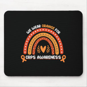 We Draag Sinaasappel voor CRPS Awareness Maand Sin Muismat