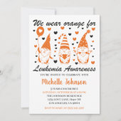 We Draag Sinaasappel voor leukemie bewustzijn kank Kaart (Voorkant)