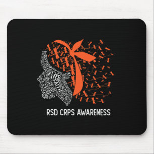 We Draag Sinaasappel voor RSD CRPS Awareness 2 Muismat