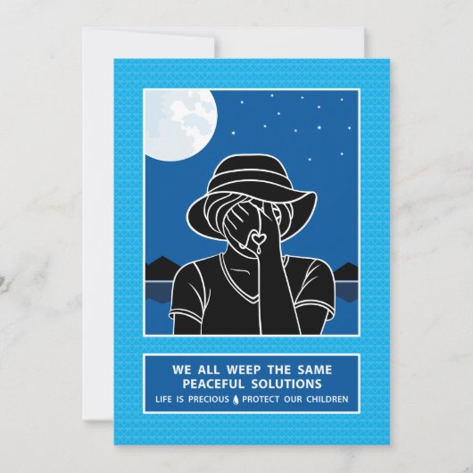 We dragen allemaal dezelfde 1_flatcard 5"x7" aankondiging (Voorkant)