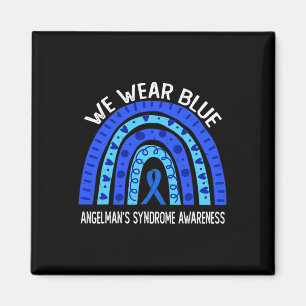 We dragen blauw voor de bewustwording van het Ange Magneet