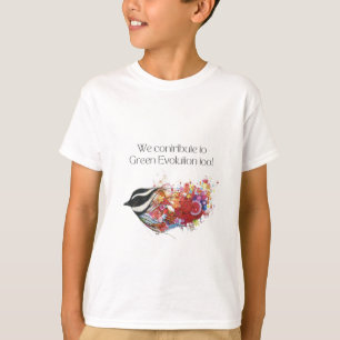 We dragen ook bij aan de groene evolutie. t-shirt