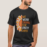 WE DRAgen ORANJE VOOR UNITY DAG T-shirt