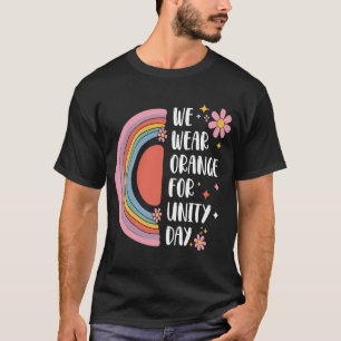 We dragen oranje voor Unity Day Daisy anti-pest T- T-shirt