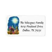 We Drie Koningen Adreslabel Etiket (Voorkant)