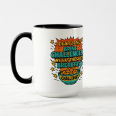 “We Eat Challenges for Breakfast” 2026 Humor Mok (Links)
