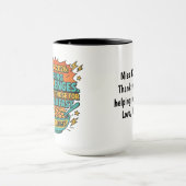 “We Eat Challenges for Breakfast” 2026 Humor Mok (Midden)