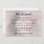 We Eloped 3 Aankondiging (Voorkant)