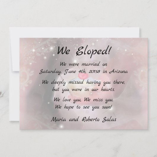 We Eloped 3 Aankondiging (Voorkant)