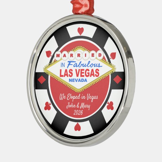 We Eloped in Vegas Ornament 2026 (Links)