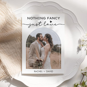 We Eloped Kaarten Arch Foto Elopement Aankondiging