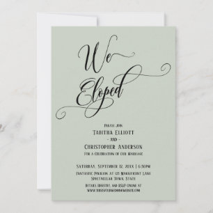 We Eloped Uitgebreid Schrift, Bleek Salie Groen Kaart