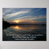 We erven de aarde niet... poster (Voorkant)