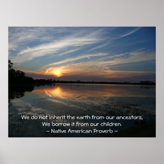 We erven de aarde niet... poster (Voorkant)