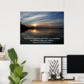 We erven de aarde niet... poster (Thuiskantoor)