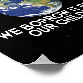 We erven geen Earth Science Earth Day Poster (Hoek)