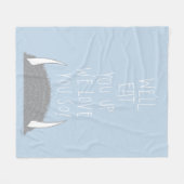 We eten je wel op. We houden van je. Fleece Deken (Voorkant (Horizontaal))