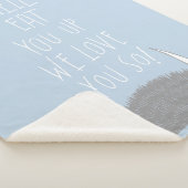 We eten je wel op. We houden van je. Sherpa Deken (3/4)