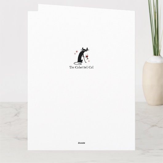 We Fermenteren Om Samen Te Zijn Wijn Woordspeling Kaart (Achterkant)