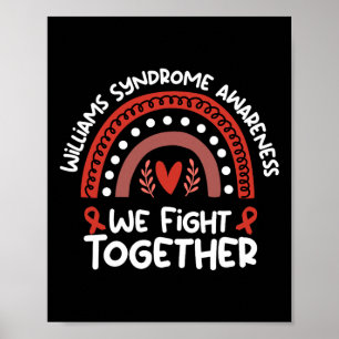 We Fight Together Maand van de bewustwording Willi Poster