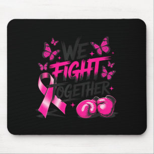 We Fight Together Vechtershandschoenen Borstkanker Muismat