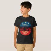 We Fight We Win 2024 Kamala Harris voor de Amerika T-shirt (Voorkant volledig)