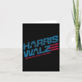We Fight We Win Kamala Harris Kat Dame Boho Kaart (Voorkant)