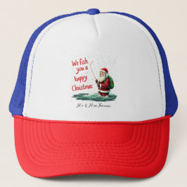 We Fish You a Happy Christmas Feestelijke Plezier Trucker Pet