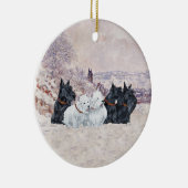 We Five Winter Keramisch Ornament (Rechts)