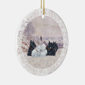 We Five Winter Keramisch Ornament (Rechts)