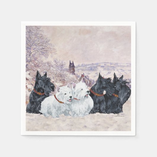We Five Winter Servetten (Voorkant)