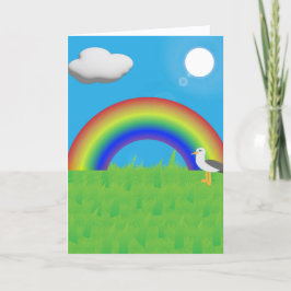 We followed the Rainbow for this Greeting Card Kaart