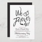 We Forever Do Jubileum | Script voor hernieuwing v Kaart (Voorkant / Achterkant)