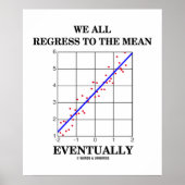 We gaan allemaal terug naar de gemiddelde Humor. Poster (Voorkant)
