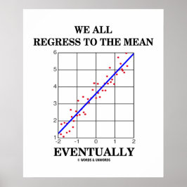 We gaan allemaal terug naar de gemiddelde Humor. Poster