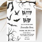 We Gaan Batty voor Baby Shower Kaart