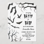 We gaan Batty voor Baby shower Kaart (Voorkant / Achterkant)