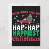 We gaan de allerfelicifste kerst hebben  kaart (Voorkant)