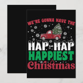 We gaan de allerfelicifste kerst hebben  kaart (Voorkant / Achterkant)